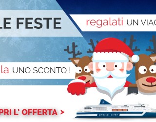 Grimaldi Lines promozione di Natale