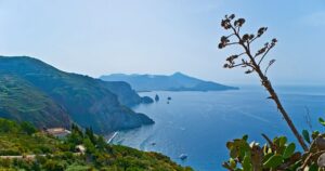 Vista delle Isole Eolie da Lipari