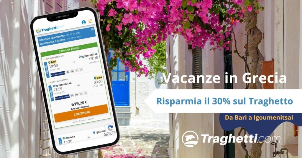 Vacanze familiari in Grecia con traghetto e risparmia