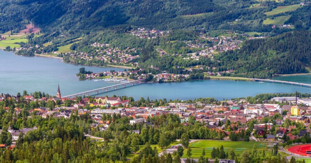 Lillehammer in Norvegia Scandinavia