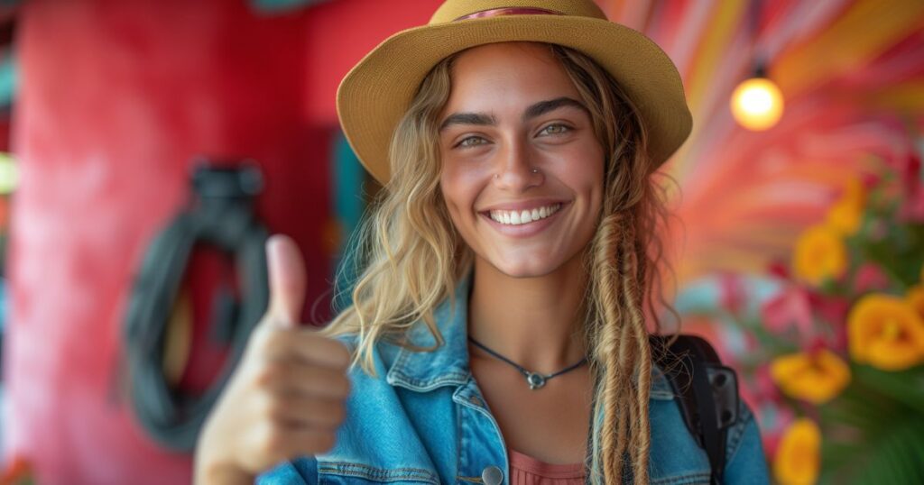 Travel content creator blogger