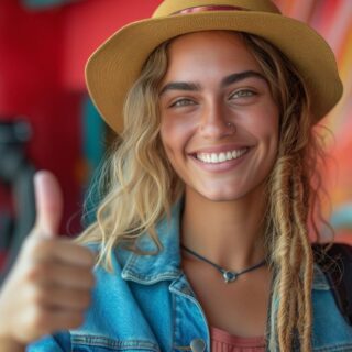 Travel content creator blogger