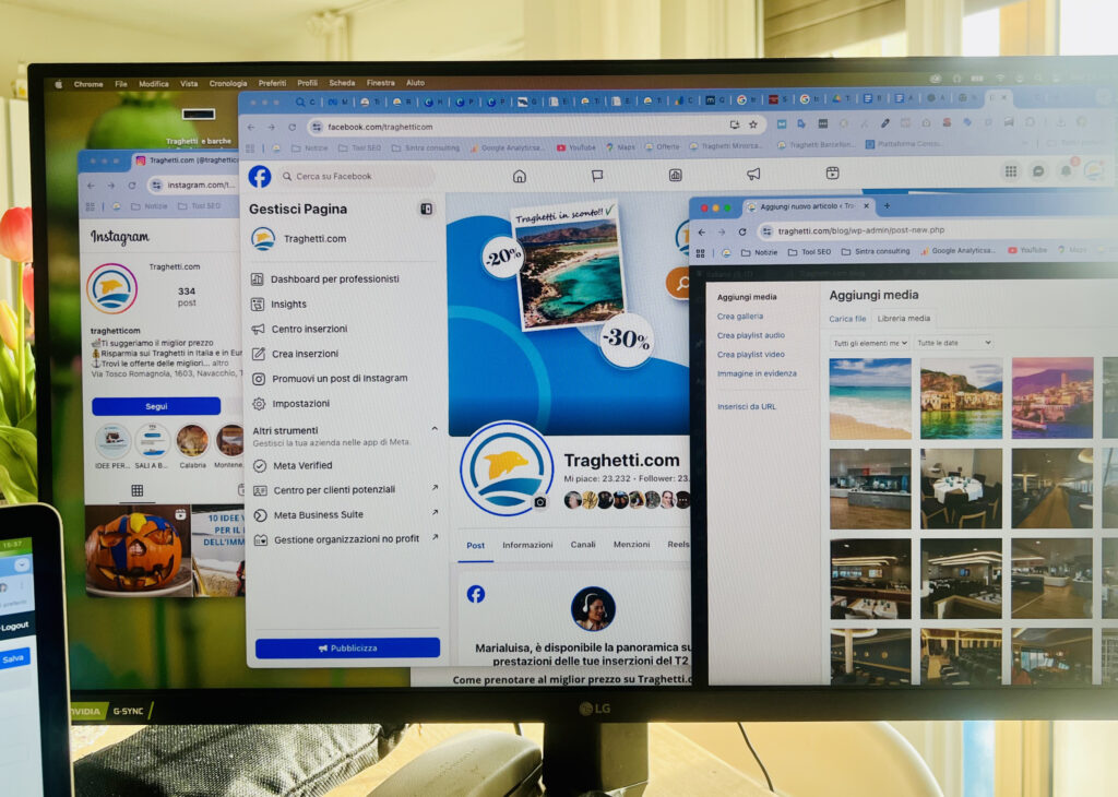 differenti canali di comunicazione online