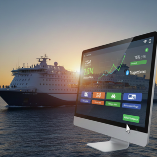 Esempio di pubblicità settore turismo su Traghetti.com